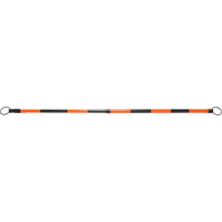 Retractable Cone Bar, 7' 5" Extended Length, Black/Orange Oxymax Inc