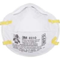 Respirateurs contre les particules 8210, N95, Certifi&eacute; NIOSH Oxymax Inc