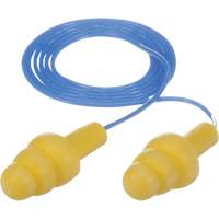 Bouchons d'oreilles pr&eacute;moul&eacute;s E-A-R Ultrafit, Avec cordon, Vrac - Sac en poly, 25 dB NRR, Taille unique Oxymax Inc