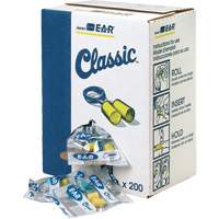 Bouchons d'oreilles classiques E-A-R, Vrac - Sac en poly, Avec cordon Oxymax Inc