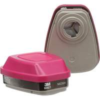 Cartouches pour respirateur s&eacute;rie 6000, Cartouche gaz/vapeur, Vapeurs organiques/P100 Oxymax Inc