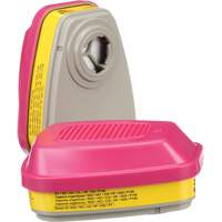 Cartouches pour respirateur s&eacute;rie 6000, Cartouche gaz/vapeur, Vapeurs organiques/Gaz acides/P100 Oxymax Inc