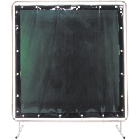 Écran et cadre pour soudage, 2 Panneaux, Vert, 5' x 3' SF005 | Oxymax Inc