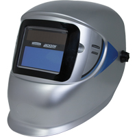 WH40 Variable ADF Welding Helmet, 3.77" L x 1.65" W View Area, 9 - 13 Shade Range, Silver Oxymax Inc
