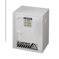 Solid Polyethylene Acid Cabinets, 6 x 0.66043 Gal., 17" x 22" x 17" Oxymax Inc