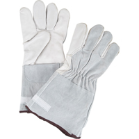 Ultimate Dexterity Winter-Lined Work Gloves, Medium, Grain Goatskin Palm, Fleece Inner Lining Oxymax Inc
