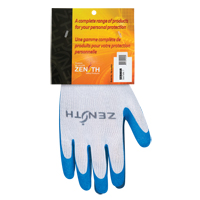 Natural Rubber Seamless Knit Coated Gloves, 7, Rubber Latex Coating, 10 Gauge, Polyester/Cotton Shell Oxymax Inc