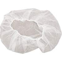 Bonnets bouffants non tiss&eacute;s, Polypropyl&egrave;ne, 18", Blanc Oxymax Inc