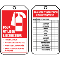 Safety Tags, Cardstock, 3-1/8" W x 5-7/8" H, French Oxymax Inc