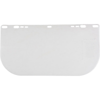 F20 Clear Flat Faceshield, Polycarbonate, Clear Tint Oxymax Inc