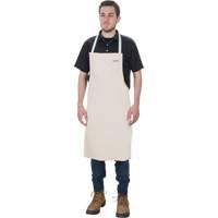 Apron, Cotton, 36" L x 29" W, Natural Oxymax Inc