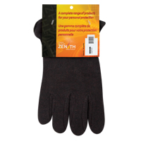 Jersey Gloves, Large, Brown, Red Fleece, Slip-On SEE949R | Oxymax Inc