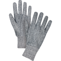 Gants de jersey, Grand, Poivre et sel, Non doubl&eacute;, Poignet en tricot Oxymax Inc