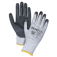 Gants &eacute;lastiques sans coutures r&eacute;sistants &agrave; la coupe, Taille 2T-Grand/11, Calibre 13, Rev&ecirc;tement Polyur&eacute;thane, Enveloppe en PEHP, ANSI/ISEA 105 niveau 4/EN 388 niveau 5 Oxymax Inc