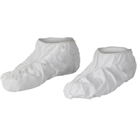 KleenGuard A40 Shoe Covers, Medium, Vinyl, White Oxymax Inc