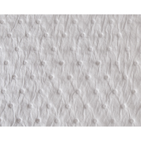 Premium Fine Fiber Sorbent Pads, Oil Only, 15" x 17", 25 gal. Absorbancy Oxymax Inc