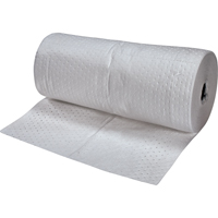 Premium Fine Fiber Sorbent Rolls, Mediumweight, 150' L x 30" W, 40 gal. Absorbancy Oxymax Inc