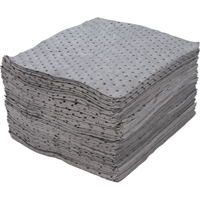 Premium Fine Fibre Sorbent Pads, Universal, 15" x 17", 30 gal. Absorbancy Oxymax Inc