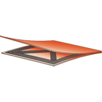 Tapis pour drain Ultra-Drain Seals, Circulaire, 12" dia. Oxymax Inc