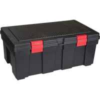Water Resistant Storage Container, 33" W x 19" D x 13" H, Black Oxymax Inc