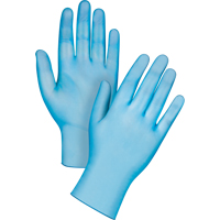 Medical-Grade Disposable Gloves, Small, Vinyl, 4.5-mil, Powder-Free, Blue, Class 2 Oxymax Inc