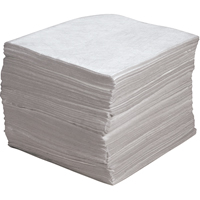 Premium Meltblown Sorbent Pads, Oil Only, 15" x 17", 30 gal. Absorbancy Oxymax Inc