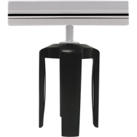 Support d'enseigne Tensabarrier avec adaptateur, Chrome Oxymax Inc