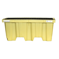 Nestable 2-Drum Poly-Spillpallet Without Drain, 66 US gal. Spill Capacity, 51" x 26" x 21" Oxymax Inc