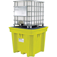 IBC Space-Saver Without Drain, 275 US gal. Spill Capacity, 57" x 57" x 48" Oxymax Inc