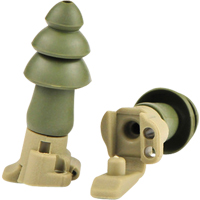 Bouchons d'oreilles BattlePlugs Impulse, Sans cordon, Paire - Boîtier en plastique, 24 dB NRR, Moyen Oxymax Inc