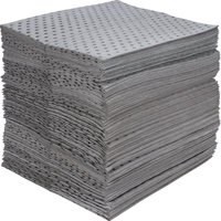 Industrial-Grade Fine Fibre Sorbent Pads, Universal, 15" x 17", 40 gal. Absorbancy Oxymax Inc