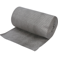 Rouleaux absorbants en fibres fines de calibre industriel, Poids moyen, 150' lo x 30" la, Absorption 50 gal. Oxymax Inc
