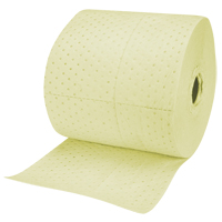 Rouleaux absorbants en fibres fines de calibre industriel, Lourd, 150' lo x 15" la, Absorption 35 gal. Oxymax Inc