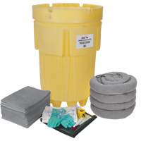 Trousse de lutte contre les d&eacute;versements de premi&egrave;re qualit&eacute;, Universel, Overpack/Baril de r&eacute;cup&eacute;ration, Absorbance de 95 gal. US Oxymax Inc