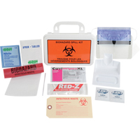 Deluxe Clean-Up Spill Kit, Biohazard, Case Oxymax Inc