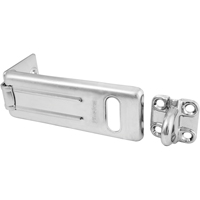 General Security Hardened Steel Hasp, Silver Oxymax Inc