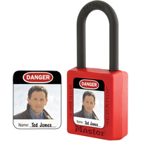 Zenex Thermoplastic Photo Padlock Identification Labels Oxymax Inc