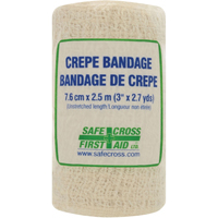 Crepe Roller Bandage, 97-1/5" L x 3" W, Class 1 Oxymax Inc
