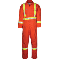 Westex UltraSoft&reg; Unlined Coveralls, Large, Orange Oxymax Inc