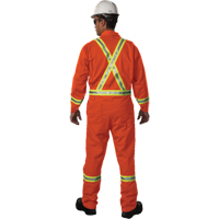 Westex UltraSoft&reg; Unlined Coveralls, Large, Orange Oxymax Inc