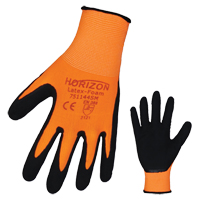 Horizon™ Work Gloves, 8/Medium, Rubber Latex Coating, 13 Gauge, Polyester Shell SEK338 | Oxymax Inc