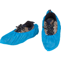 Couvre-chaussures CPE, Grand, Polyéthylène, Bleu SEL089 | Oxymax Inc