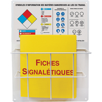 Haz-Mat Basket Style Centre Boards, French, Binders Included Oxymax Inc