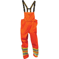 Vêtement de pluie de sécurité, Petit, Polyester/PVC, Orange SEL196 | Oxymax Inc
