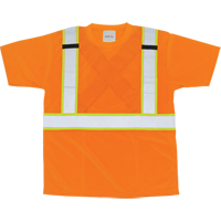 CSA Compliant T-Shirt, Polyester, Medium, Orange Oxymax Inc