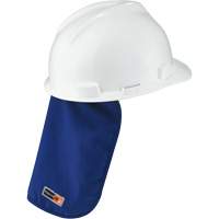 Tampon et voile pour le cou refroidissants et ignifug&eacute;s pour casque de s&eacute;curit&eacute; Chill-Its 6717FR, Bleu Oxymax Inc