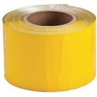 Temporary Pavement Marking Tape, 4" x 150', Vinyl, Yellow Oxymax Inc