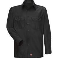 Chemise &agrave; manches longues en tissu ind&eacute;chirable, Hommes, 3T-Grand, Noir Oxymax Inc