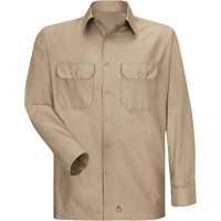 Chemise &agrave; manches longues en tissu ind&eacute;chirable, Hommes, 3T-Grand, Khaki Oxymax Inc