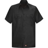 Chemise &agrave; manches courtes en tissu ind&eacute;chirable, Hommes, 3T-Grand, Noir Oxymax Inc